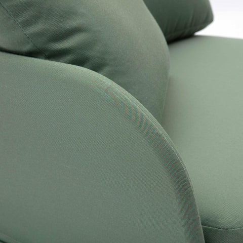 Pratt Moss Green Modular Outdoor LAF Corner Seat