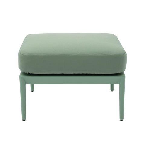 Pratt Moss Green Outdoor Ottoman