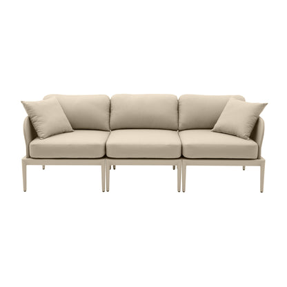 Pratt Taupe Modular Outdoor Sofa