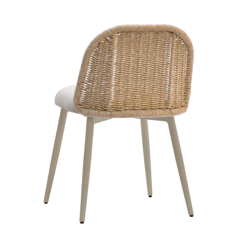 Isabelle Arden Rattan Performance Fabric Dining Chair - image 4