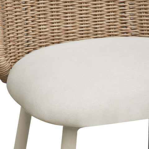 Isabelle Arden Rattan Performance Fabric Dining Chair - image 5