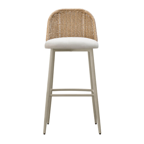 Arena Cream Outdoor Barstool
