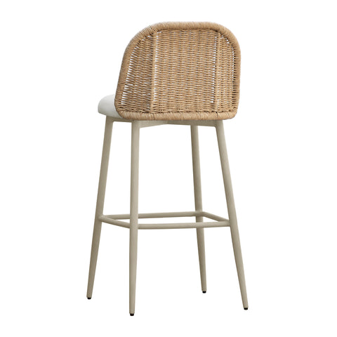 Arena Cream Outdoor Barstool