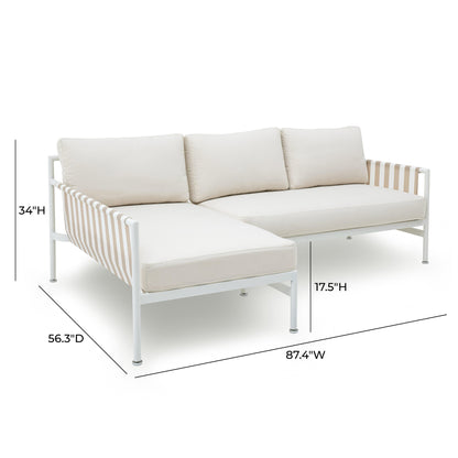 Dunes Cream Outdoor Sectional - LAF