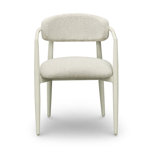 Estelle Bellamy Textured Contract-Grade Fabric Outdoor Dining Arm Chair - image 3