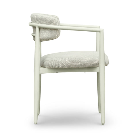 Estelle Bellamy Textured Contract-Grade Fabric Outdoor Dining Arm Chair - image 4