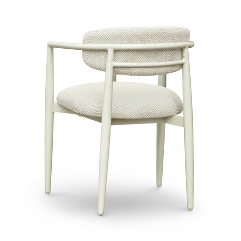 Estelle Bellamy Textured Contract-Grade Fabric Outdoor Dining Arm Chair - image 5