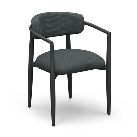 Estelle Bellamy Textured Contract-Grade Fabric Outdoor Dining Arm Chair - image 1