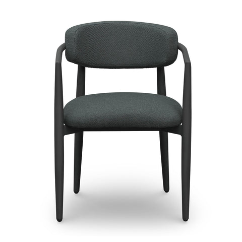 Estelle Bellamy Textured Contract-Grade Fabric Outdoor Dining Arm Chair - image 3