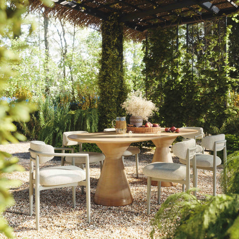 Estelle Bellamy Textured Contract-Grade Fabric Outdoor Dining Side Chair - image 2