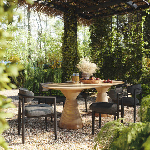 Estelle Bellamy Textured Contract-Grade Fabric Outdoor Dining Side Chair - image 2