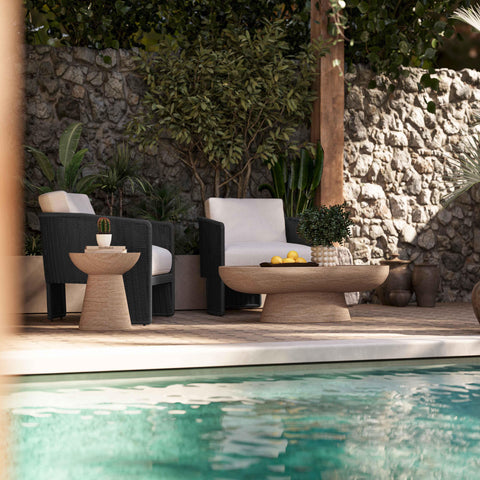 Isabelle Arden Rattan Performance Fabric Outdoor Accent Chair - image 2