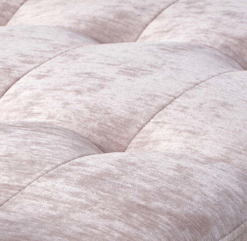 Hailey Slub Velvet Blush Bench
