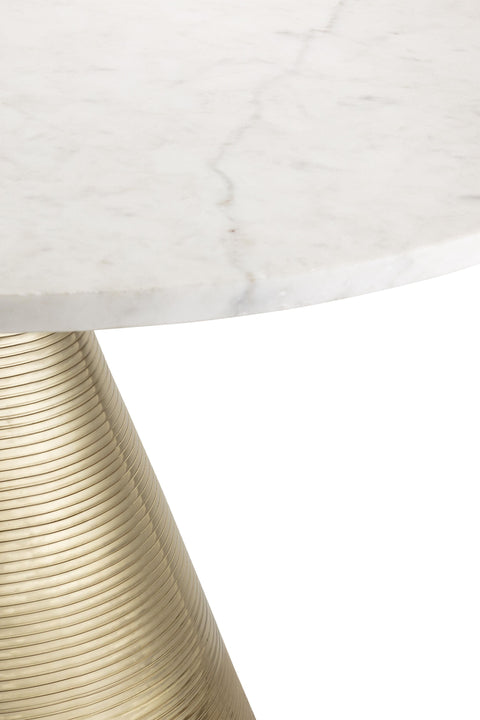 Vivienne Valois 30" Marble Round Coffee Table - image 4