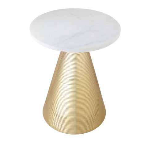 Vivienne Valois Marble Round Side Table - image 3