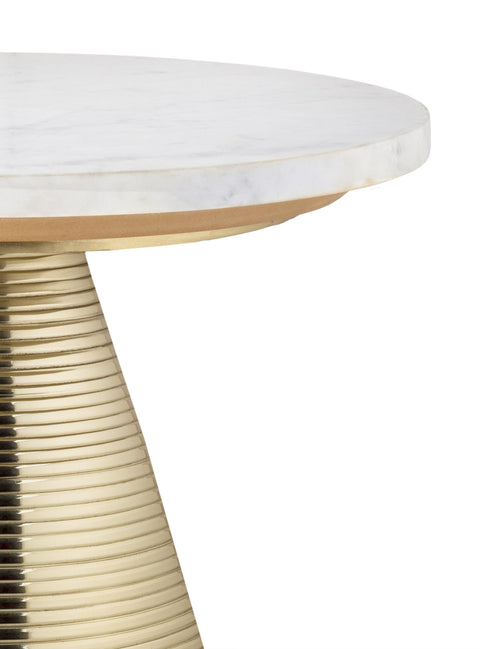Vivienne Valois Marble Round Side Table - image 4