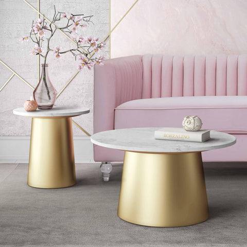 Elodie Capri Marble Side Table - image 2