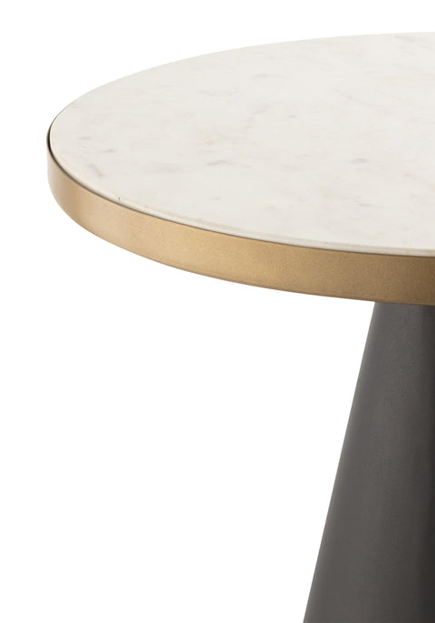 Rosalie Savoy Marble Round Side Table - image 3