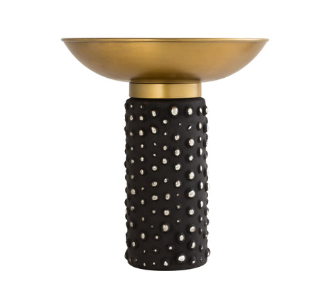 Delphine Capri Glass and Brass Side Table - image 3