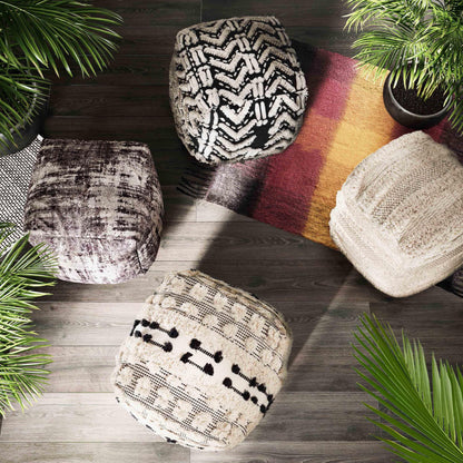 Carri Cotton Pouf