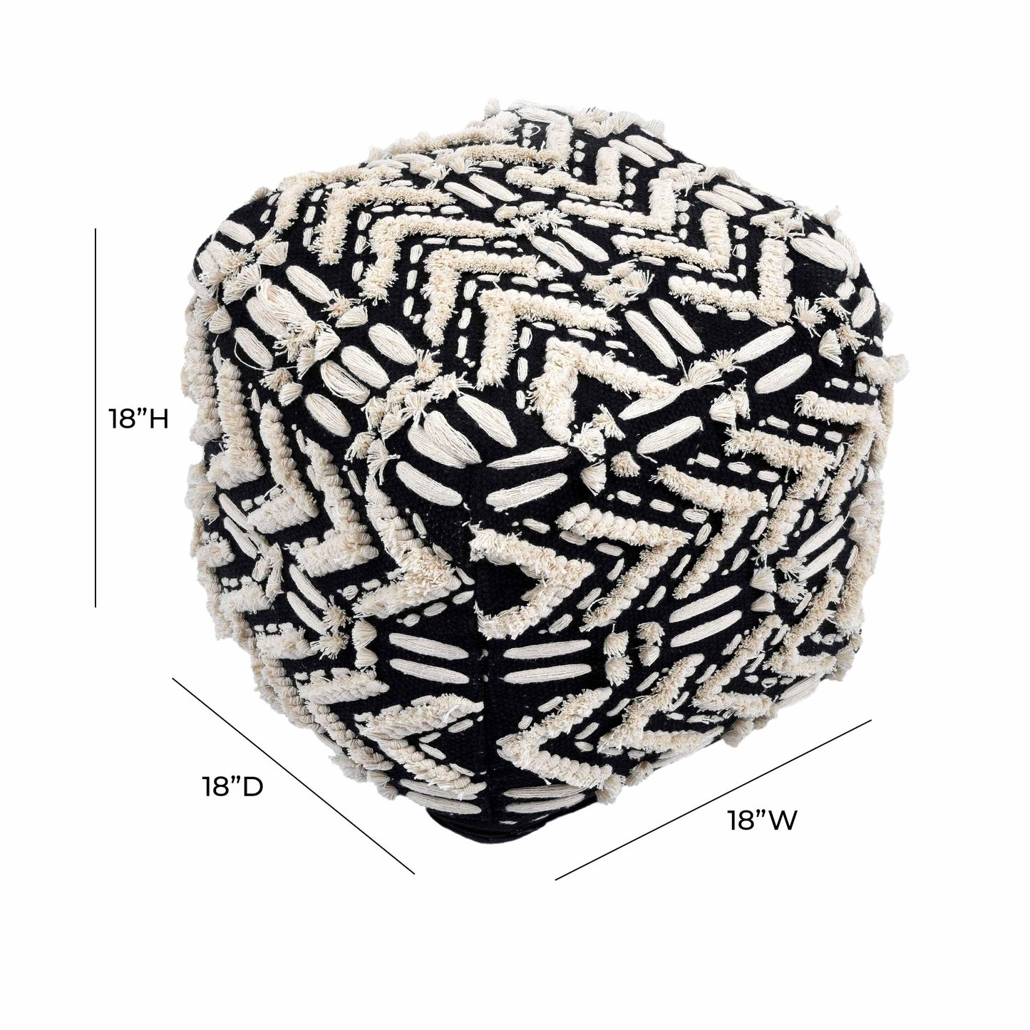 carri cotton pouf