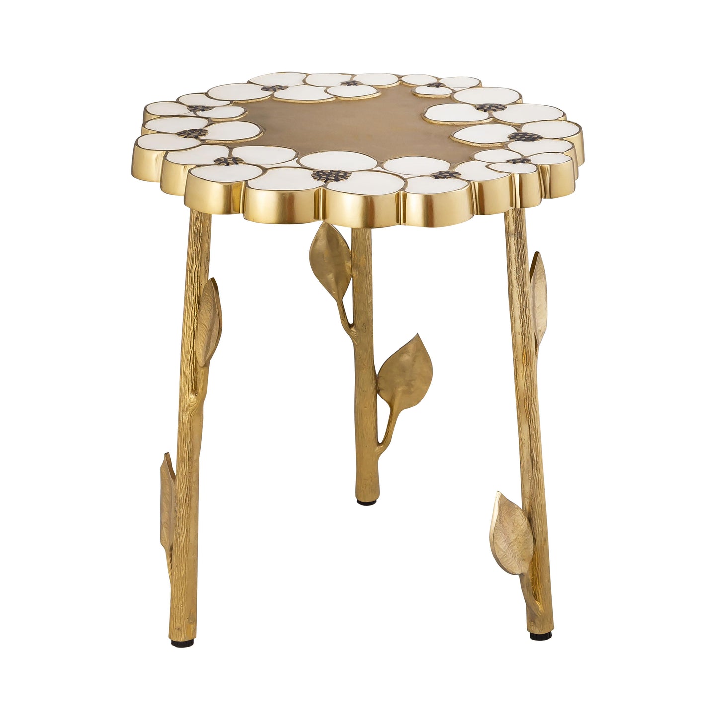 shag handpainted side table