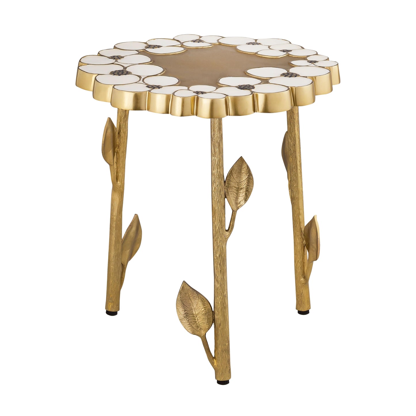 shag handpainted side table