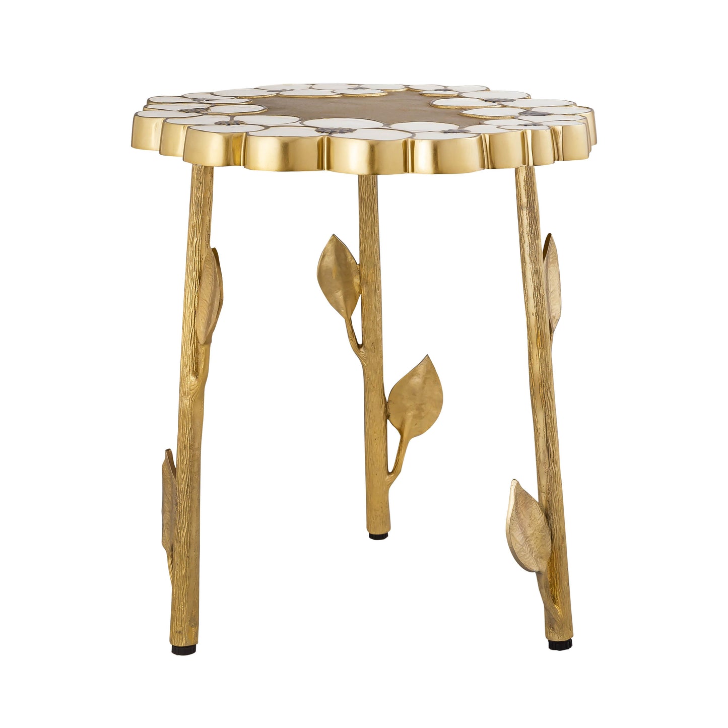 shag handpainted side table