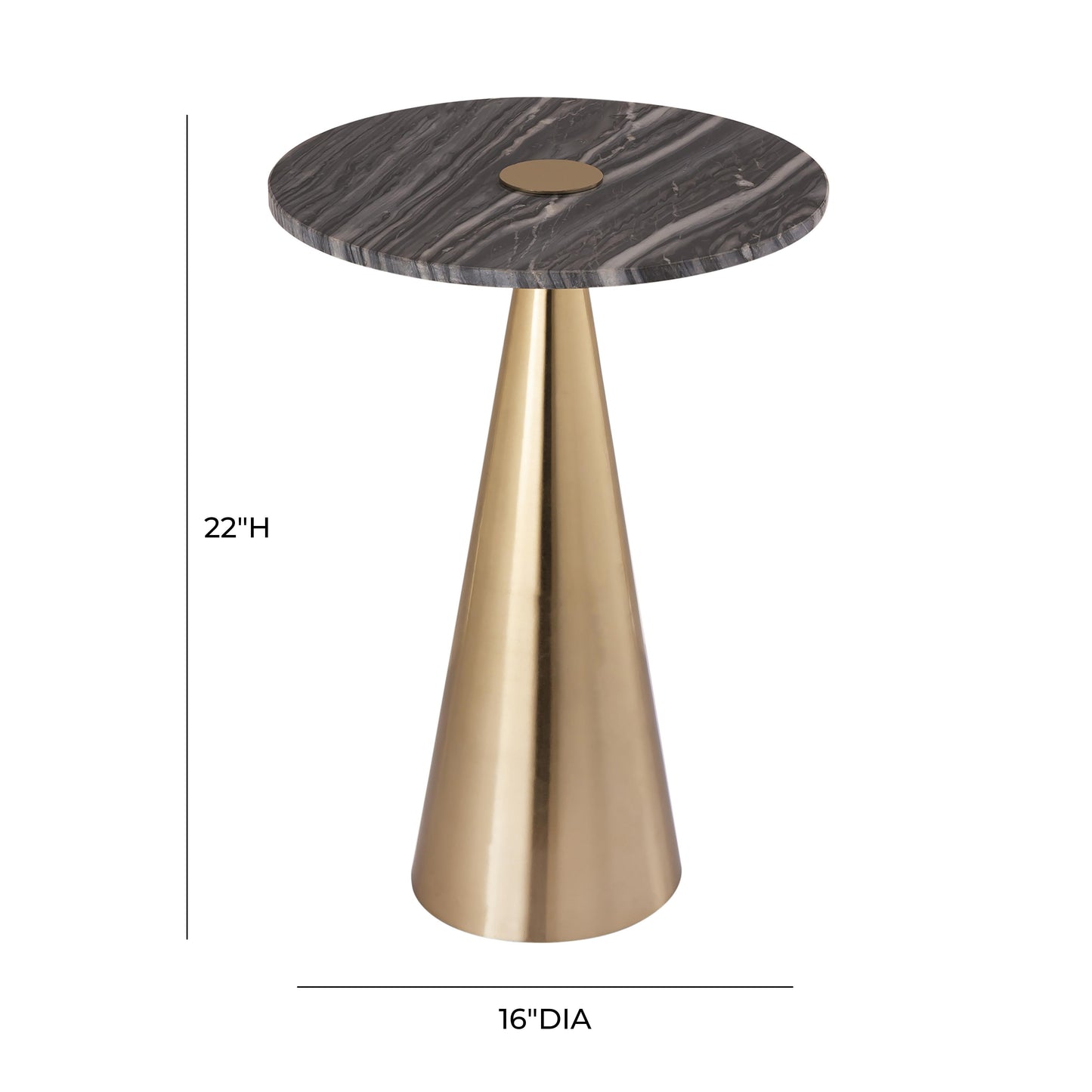 rafa marble side table