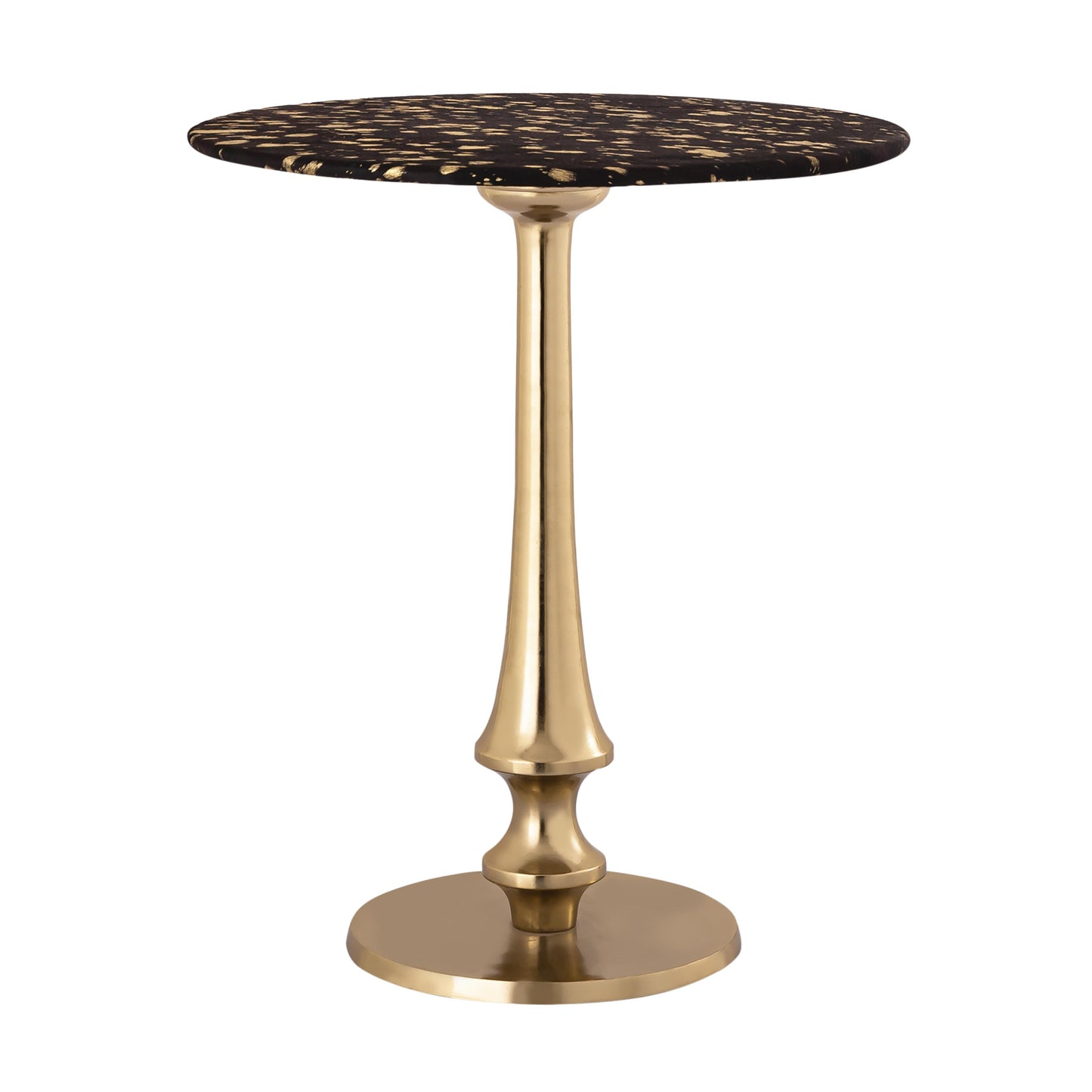 apollonia goathide side table