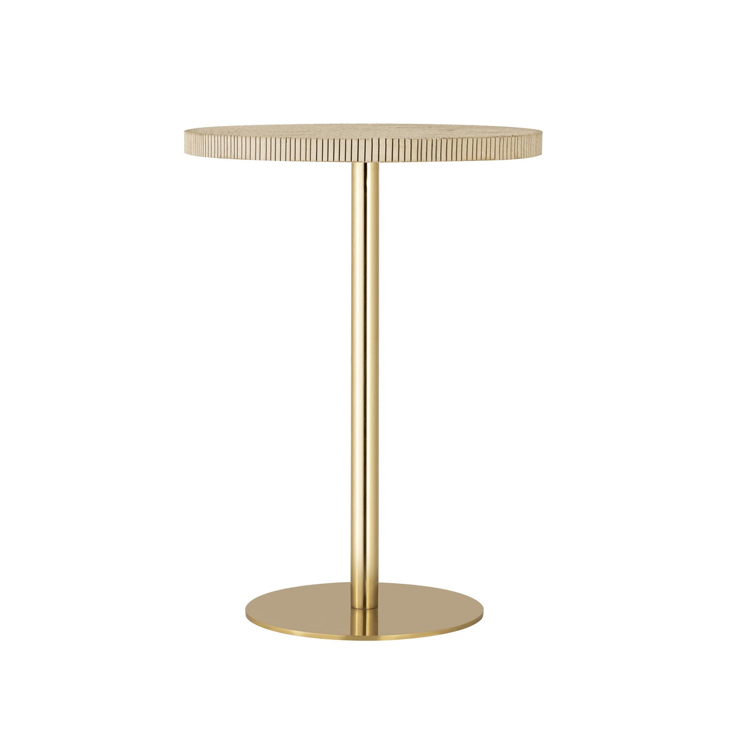 oddy gold stone side table