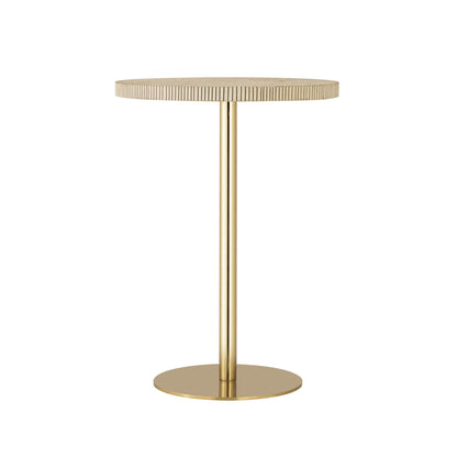 Oddy Gold Stone Side Table