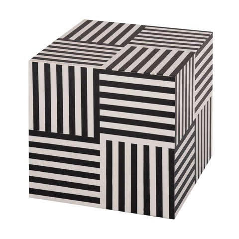 Margaux Como Black and White Side Table - image 5