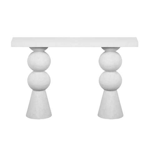 Giselle Montrose 53" White Console Table - image 3