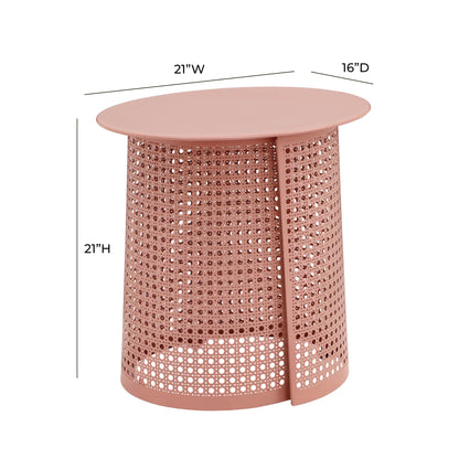 Romp Coral Pink Side Table