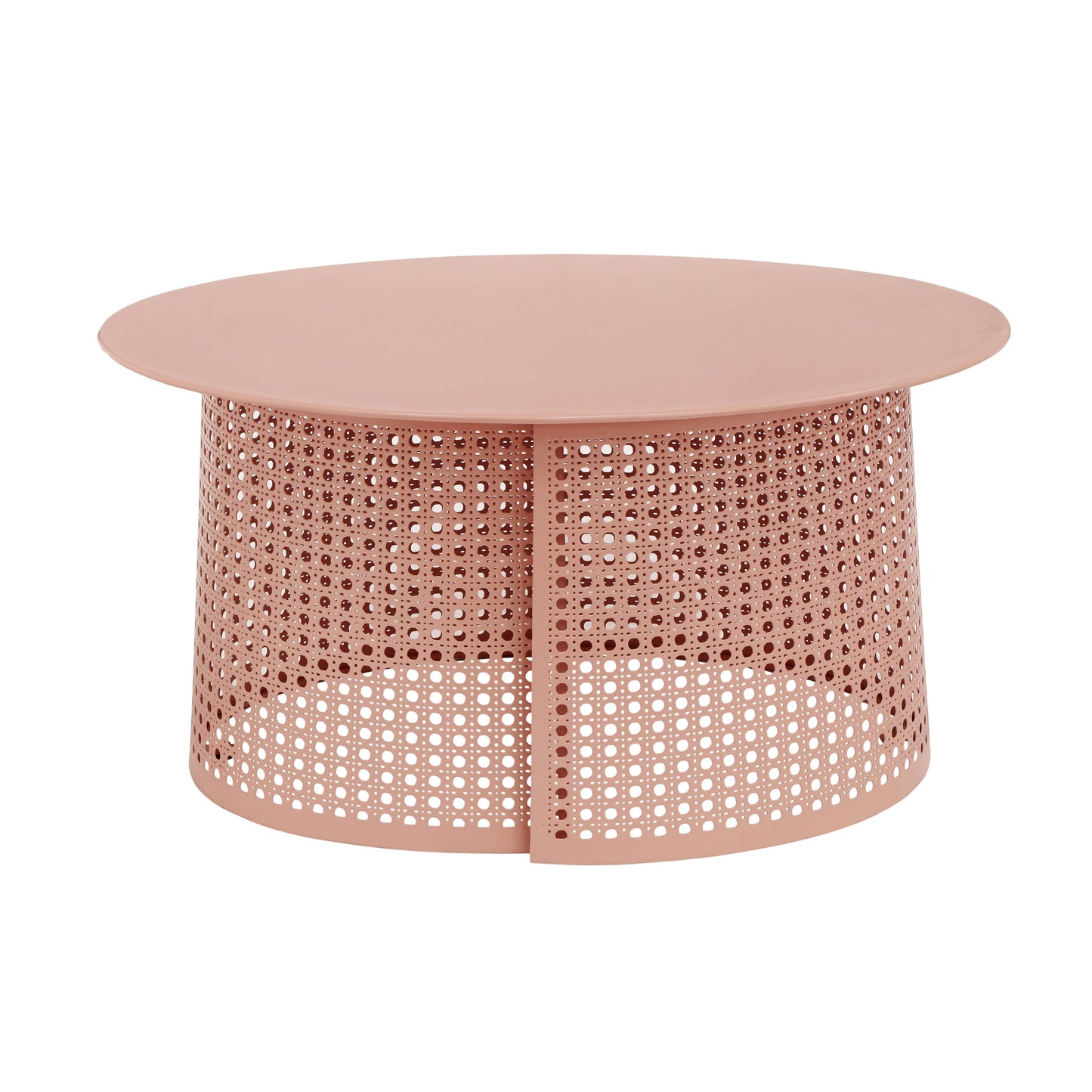 romp coral pink coffee table