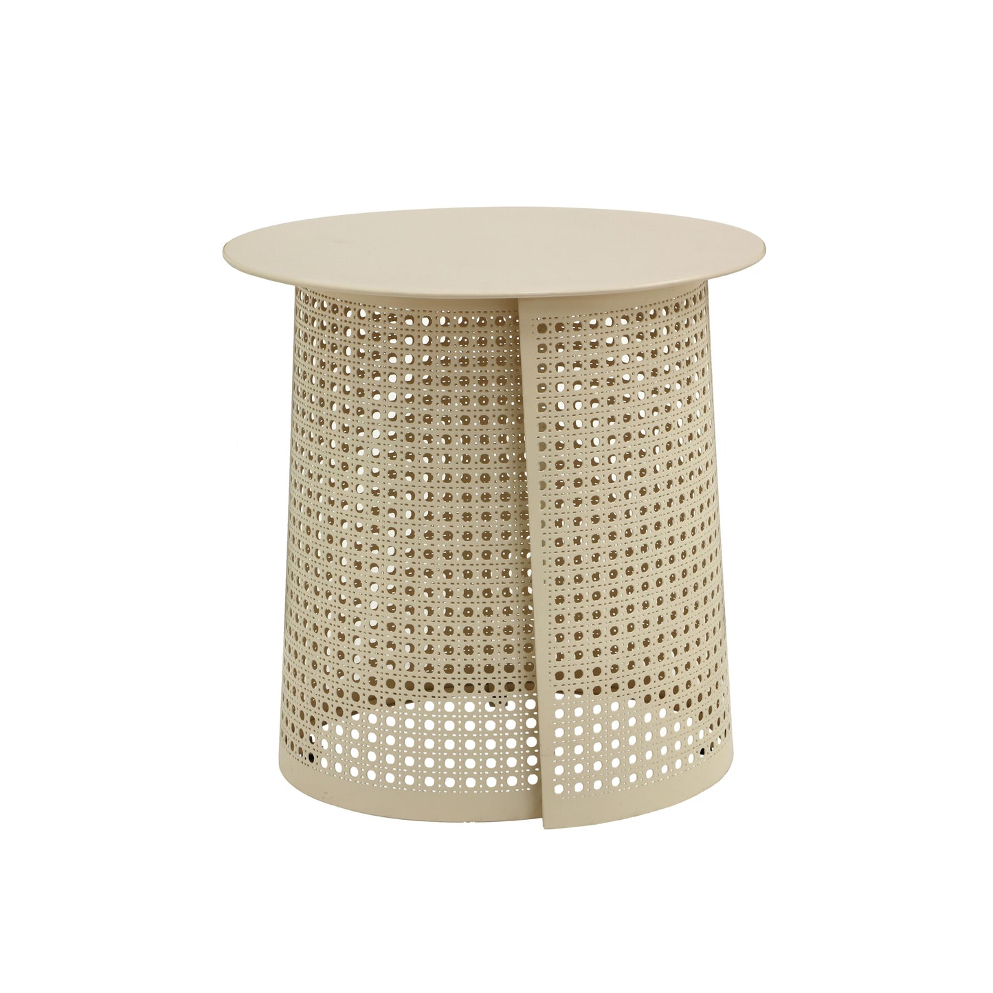 romp eggnog cream side table