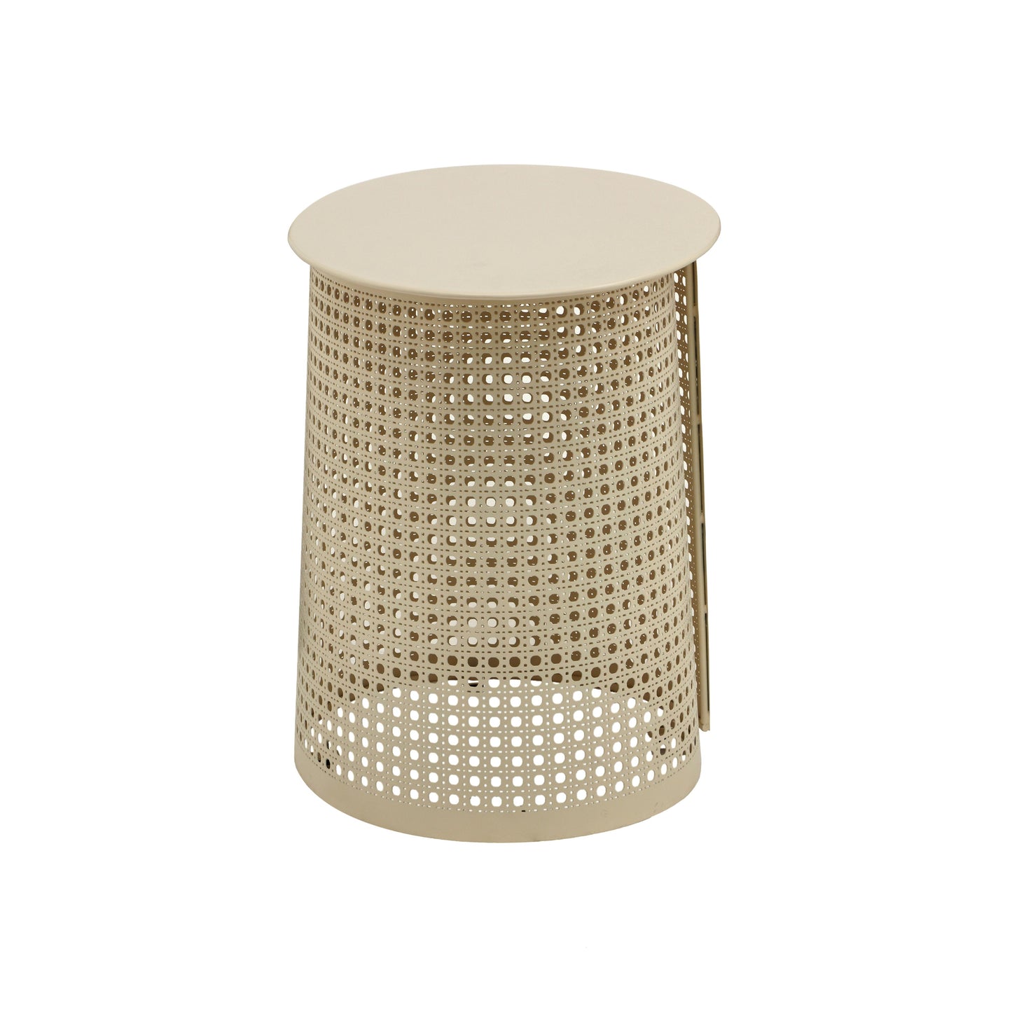 romp eggnog cream side table