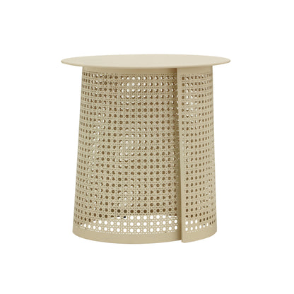 Romp Eggnog Cream Side Table