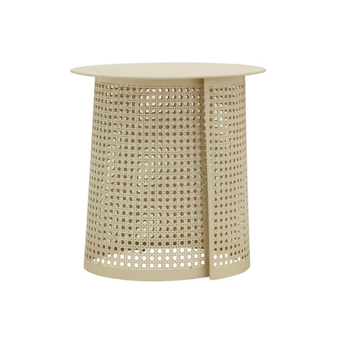 Romp Eggnog Cream Side Table
