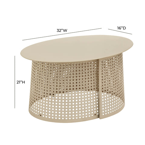 Romp Eggnog Cream Coffee Table
