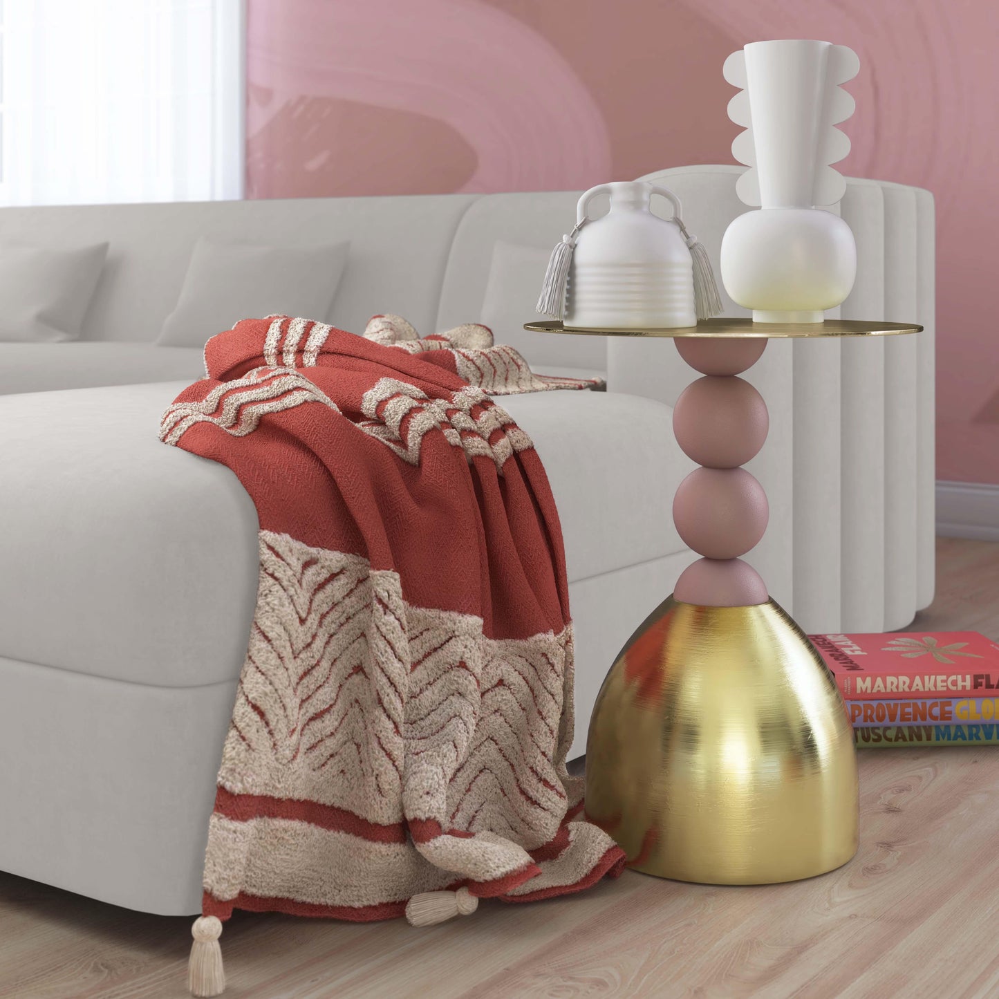 leonie gold side table