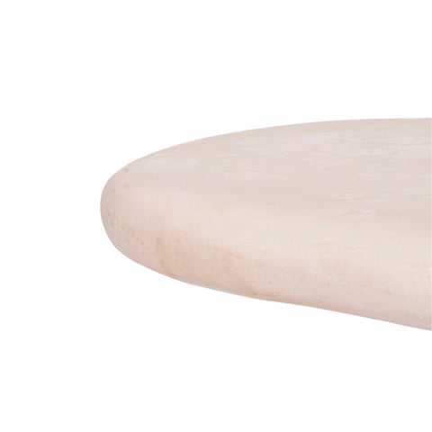 Valentina Bellamy 57" Nude Faux Stone Coffee Table - image 6