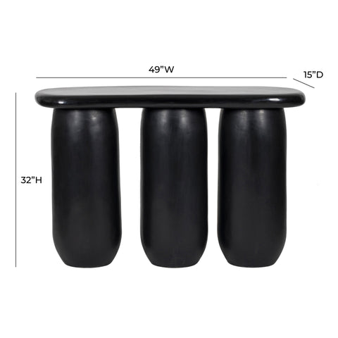 Delphine Savoy 49" Textured Console Table - image 7