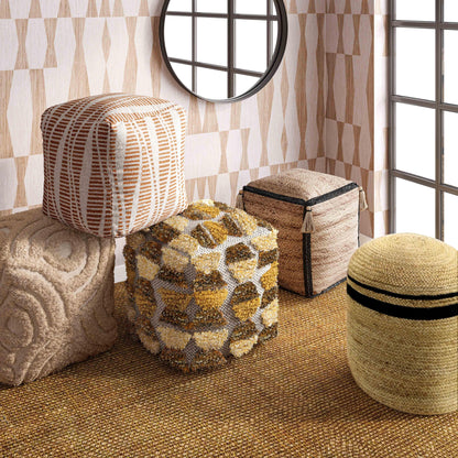 Haute Woven Pouf