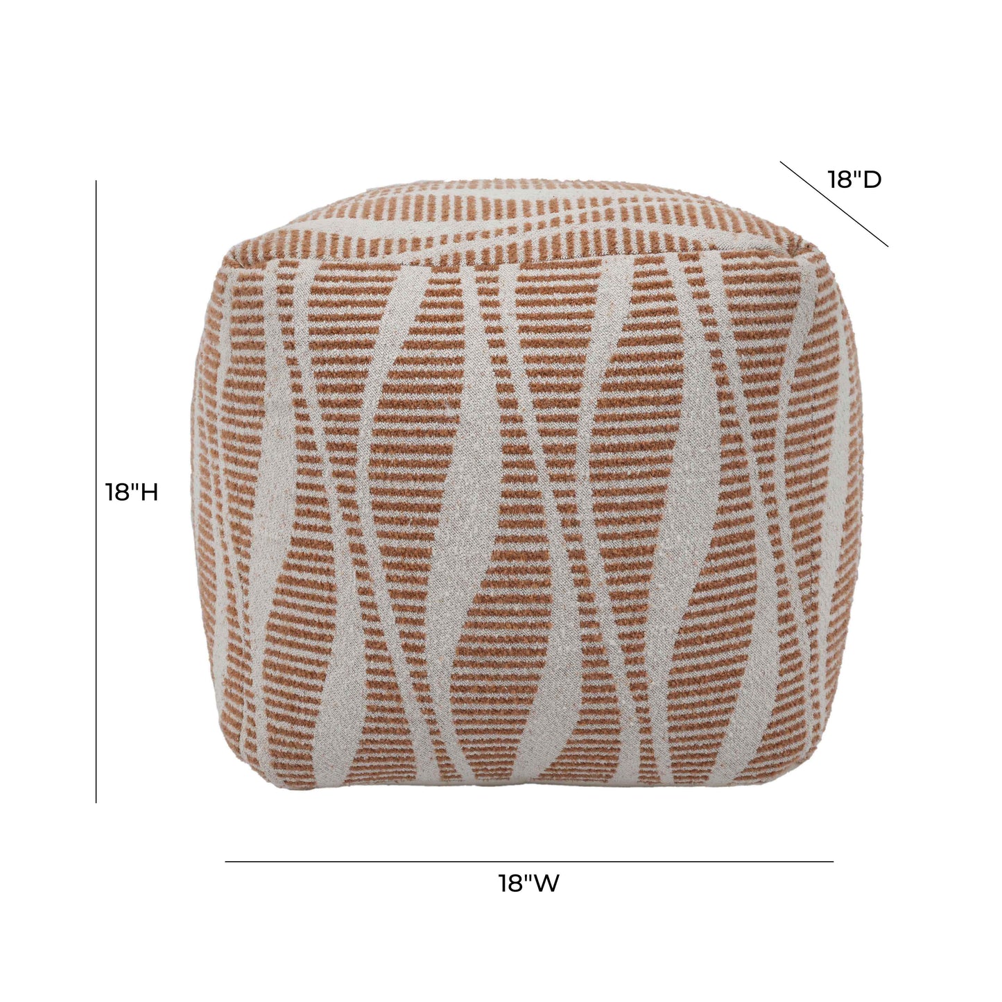 haute woven pouf