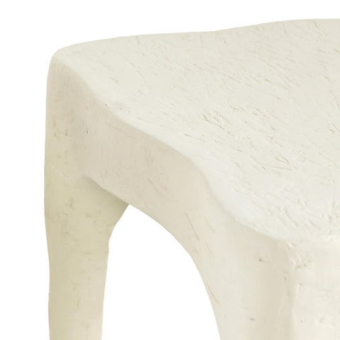 Colette StClair Cream Textured Side Table - image 4