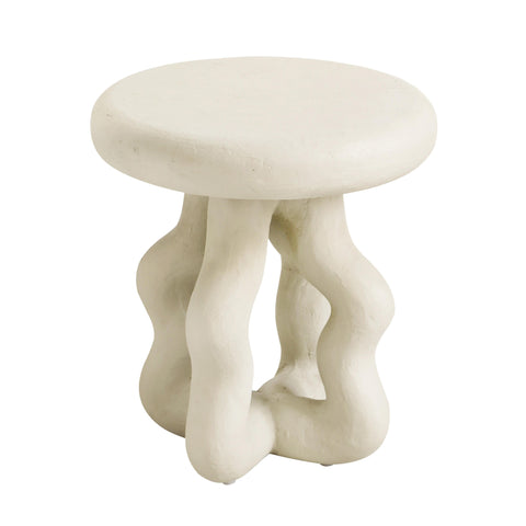 Margaux Montrose Cream Textured Side Table - image 3