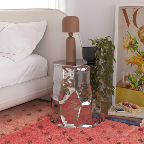Juliette Garda Chrome Side Table - image 2