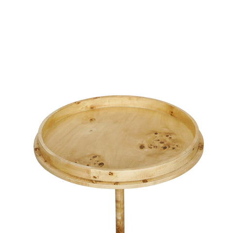 Giselle Devereux Natural Burl Contract-Grade Side Table - image 5